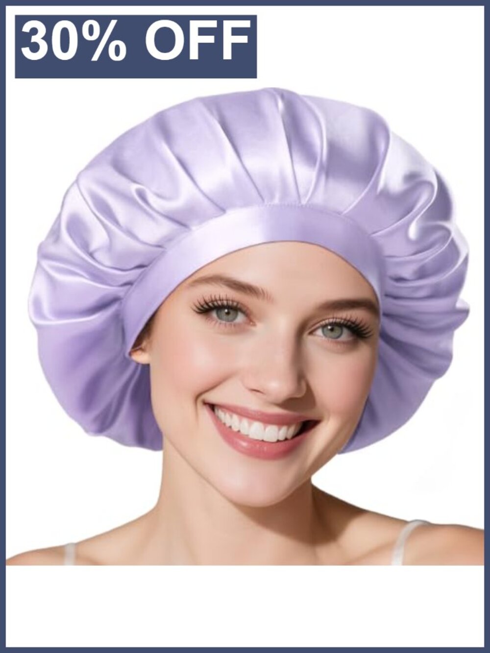 100% Mulberry Silk Bonnet 22 Momme Adjustable Sleep Hair Wrap